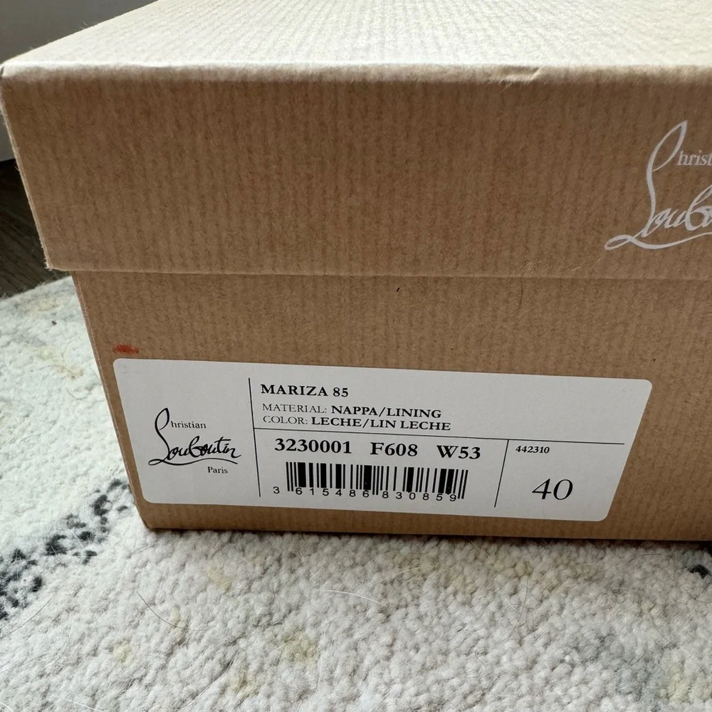 Christian Louboutin Mariza 85 Leather Sandals - Picture 2 of 12
